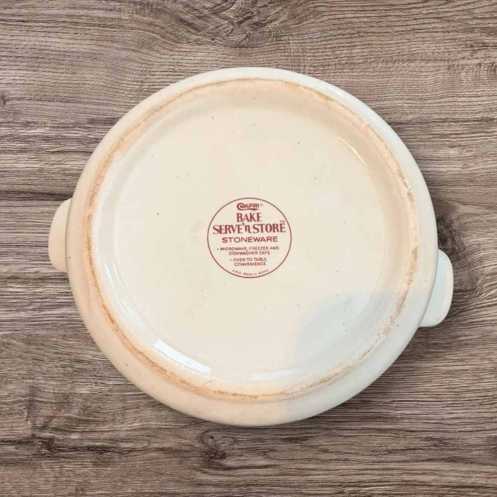 Vintage Capri Bake Serve'n Store Stoneware